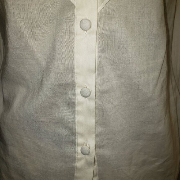 Maeve Anthropologie Romantic Blouse Ivory Ruffles‎ Womens Size 0 New - Picture 11 of 12